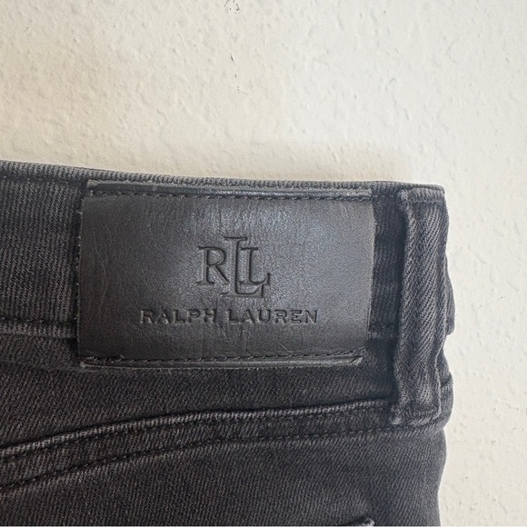 Lauren Ralph Lauren Black Label Southwestern Tribal Aztec Embroidered Jeans Sz 8 - Picture 7 of 9